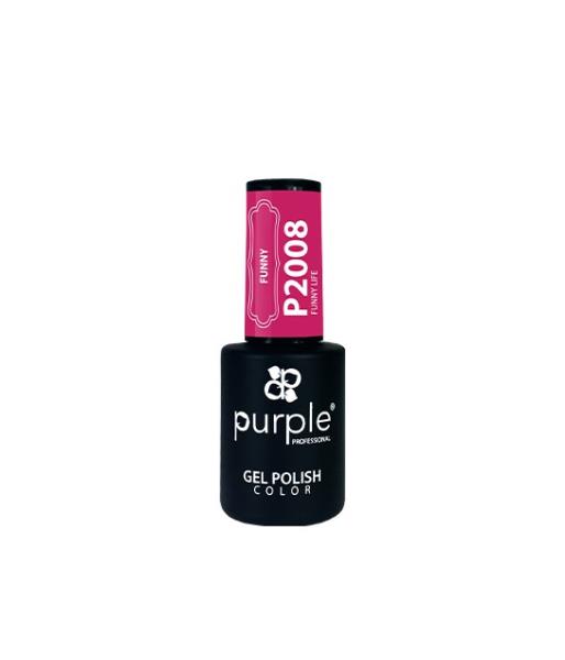 Purple Gel Polish 10 ml Funny Life P2008