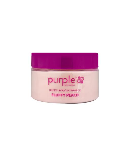 Purple Queen Acrilic Powder Fluffy Peach 50gr. P1586