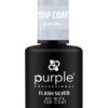 Purple Top Coat Flash Silver no Wipe 15 ml P206